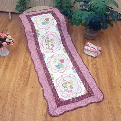 Cotton Bedside Mat, Floor Mat, Avtomobil döşəmə paspasları - little-girl-bedside-mat-or-car-mat-for-rear-seat-50x135cm