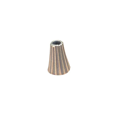 Vertical Stripe Tapered Spacer Bead | Zərgərlik ara hissələri