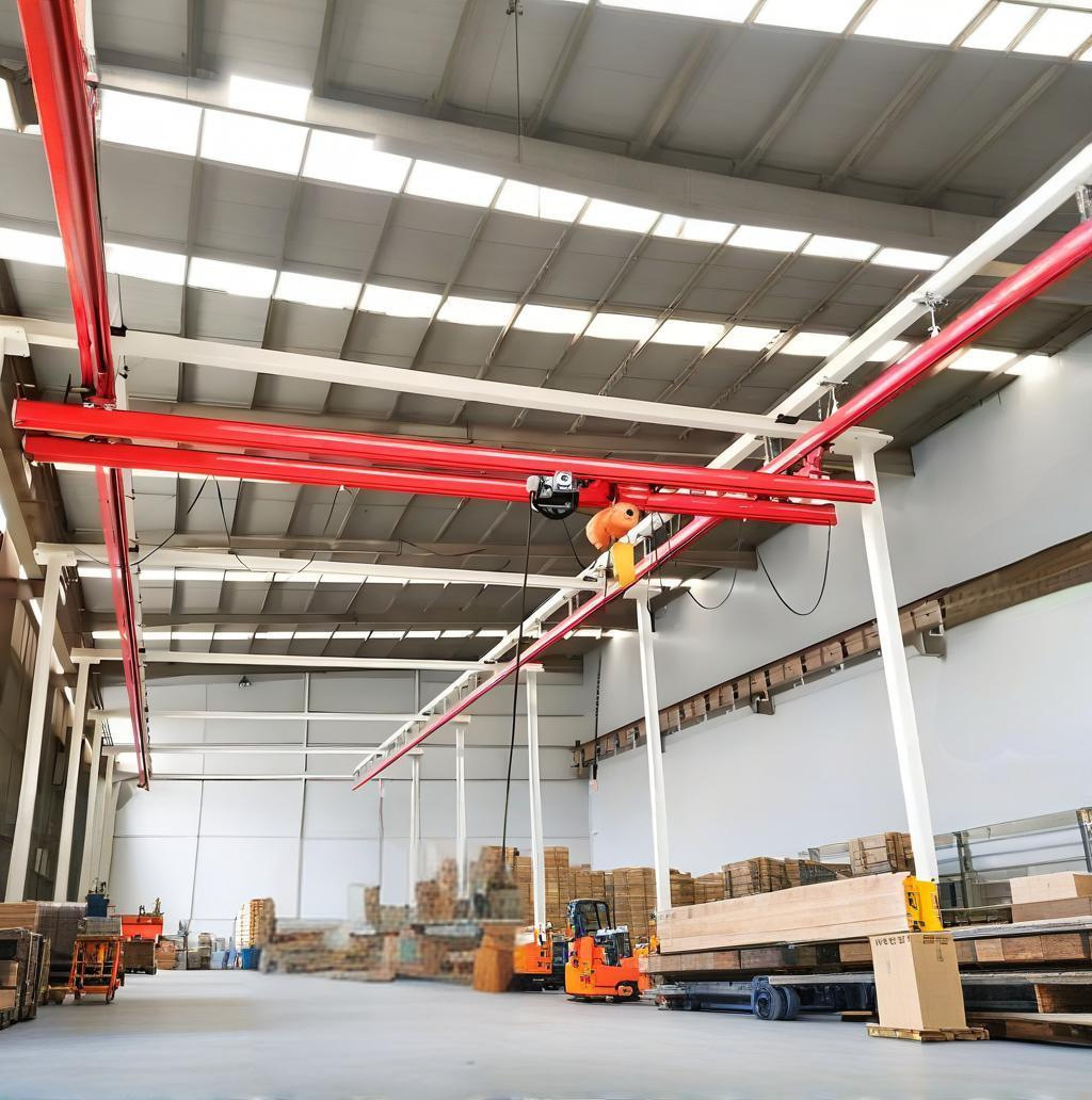 供应KBK轨道起重机配件柔性KBK单梁悬挂组合式吊车遥控