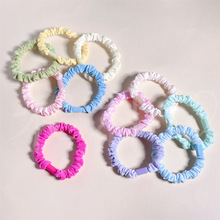 面膜圈褶皱皮筋堆堆头绳软布料发圈高弹力扎马尾皮筋百搭头绳发饰