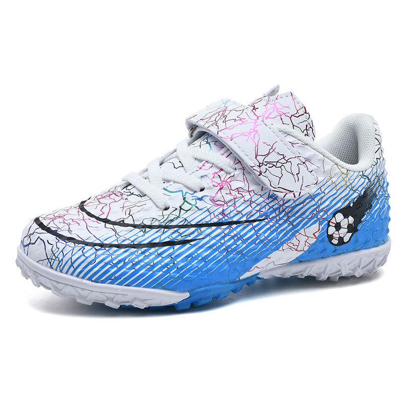 Zapatos de fútbol infantiles, zapatos de entrenamiento para niños y niñas, zapatos de fútbol transpirables para niños y niñas, zapatos antideslizantes para hombres y mujeres