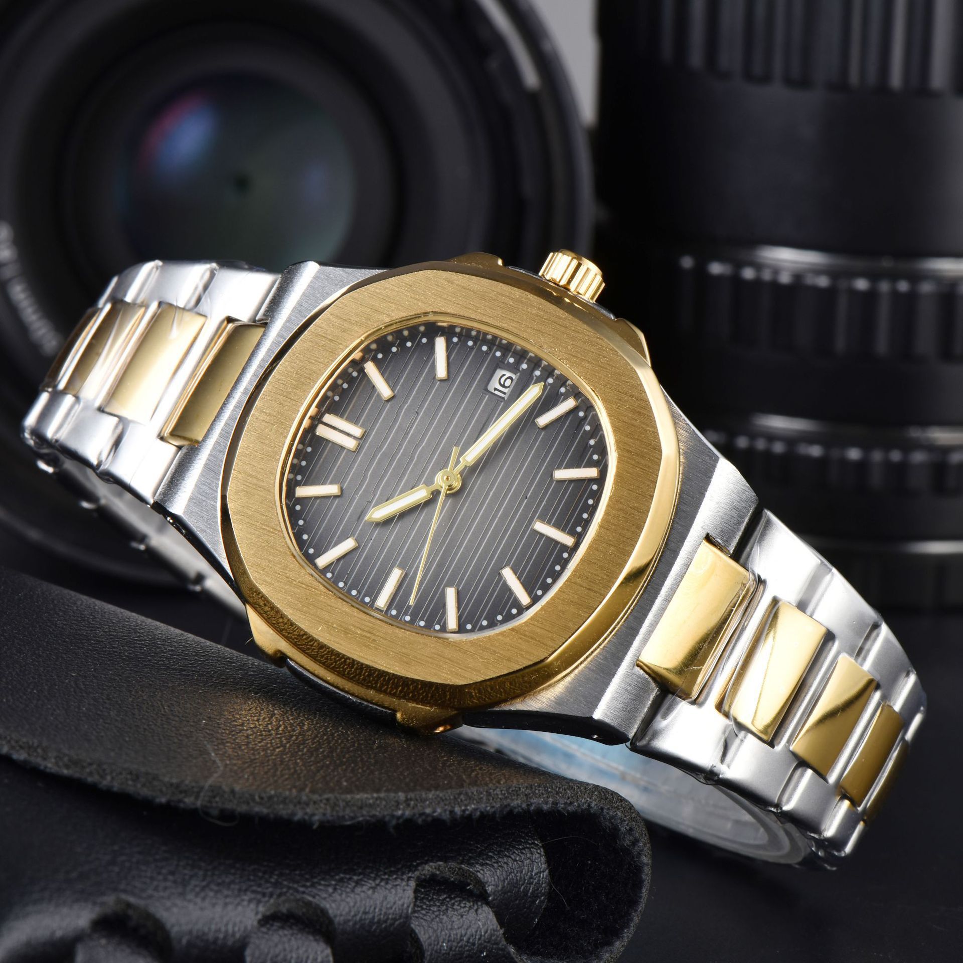 2024 Foreign Trade New Men's High Quality Baida 3 Needle Mechanical Fully Automatic Mechanical Watch Factory Wholesale One Generat