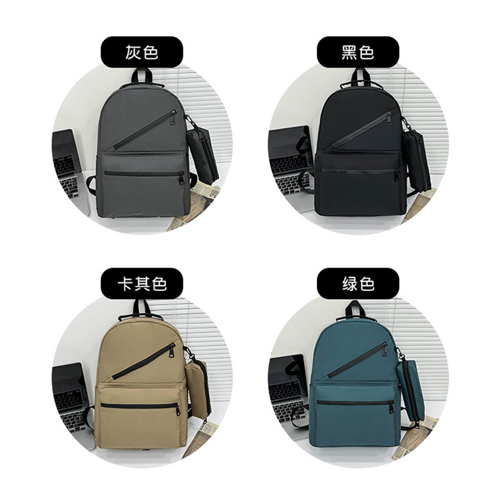 Nuevas mochilas transfronterizas Oxford tela mochila de estudiantes de gran capacidad con bolsas de bolígrafo mochilas casuales para hombres y mujeres