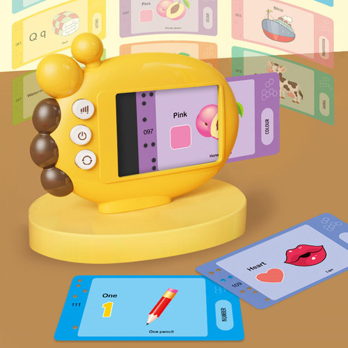 Cross-border Giraffe card reader children's early education machine card bilingual learning machine point reading enlightenment cognitive educational toys
