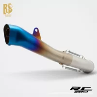 RS KTM DUKE/RC390 мотоцикл модифицированный фонарь выхлопная труба средняя и задняя секция высокопроизводительная прямая через
