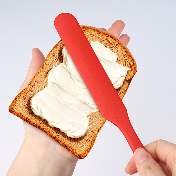 Silicone cream scraper