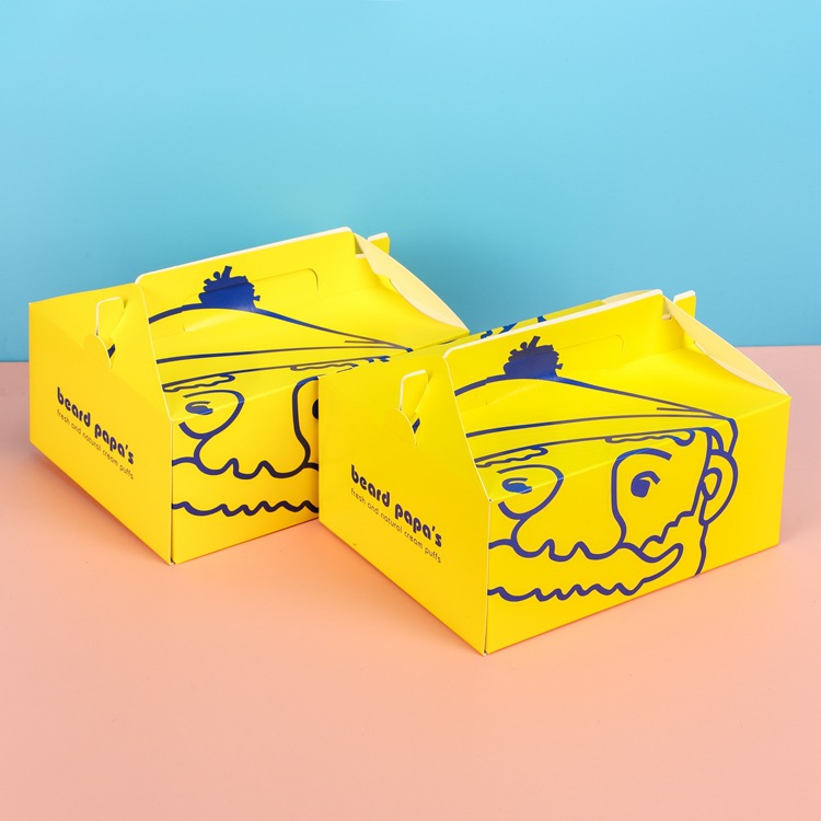 炸鸡外卖盒批发食品包装盒可印logo炸鸡盒炸鸡打包袋供应