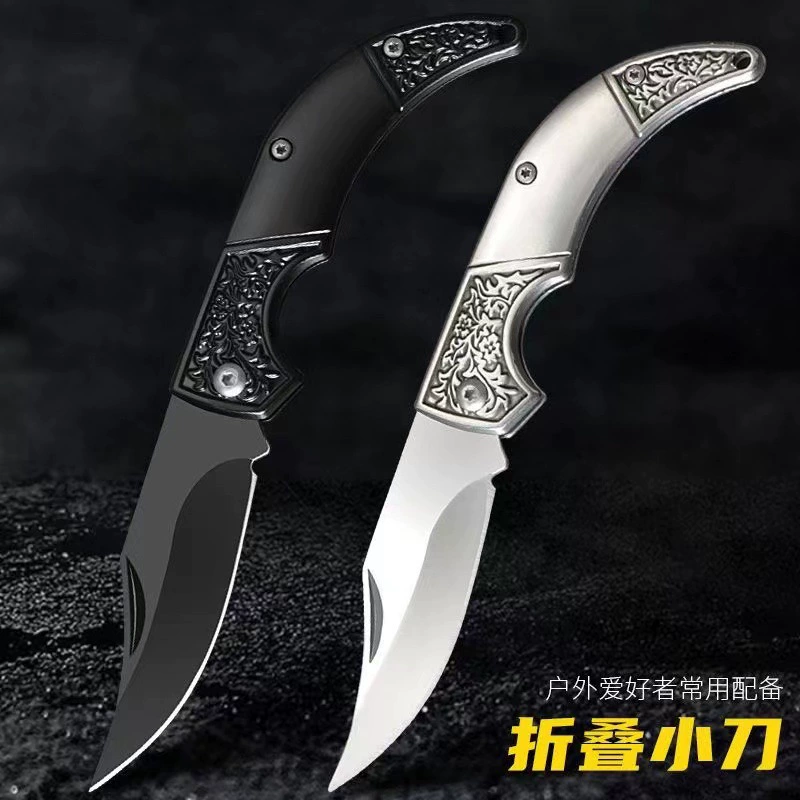 Small handheld pocket knife stainless steel