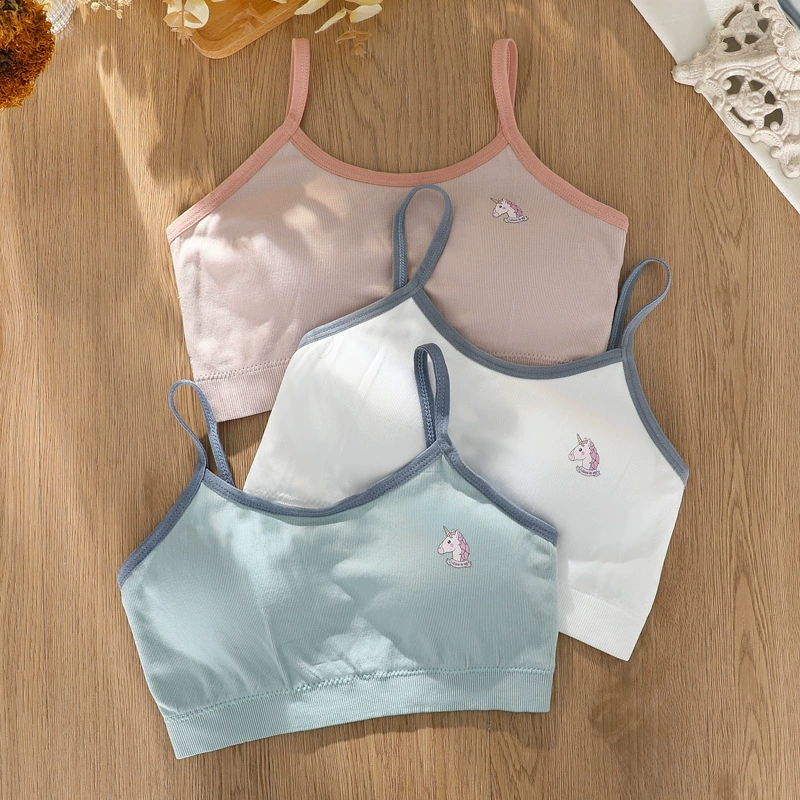 Нижнее белье для подростков Студенты средней школы Бюстгальтер с обертыванием без стального кольца бюстгальтер спортивный слинг жилет