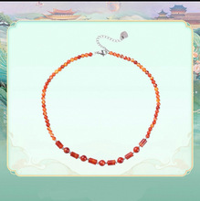 时尚天然红玛瑙项链原创中国风水晶锁骨颈链女实体店货源一件代发