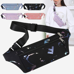 多功能戶外運動腰包批發 男女士尼龍腰包 防水牛津布貼身手機腰包