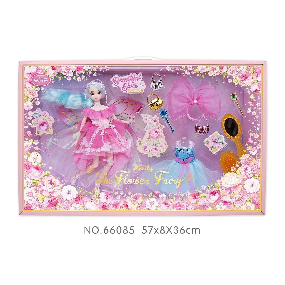 Doll, set, backpack, family villa, toy