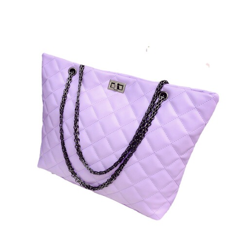 Factory direct sales trendy casual women's handbag Korean style rhombus chain bag large capacity single shoulder crossbody bag women's bag
