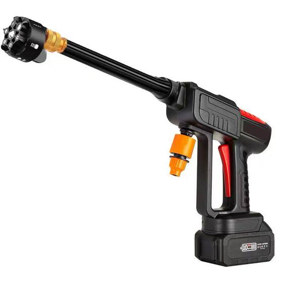 Wireless car washer high pressure water gun household rechargeable portable multifunctional lithium battery cleaning machine wholesale foreign trade