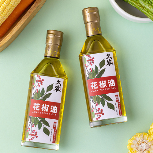 Sichuan Specialty Red Flower Pepper Oil, Hot Pressed Flower Pepper Oil, Cold Dressing Seasoning Oil, 168ml, Wholesale