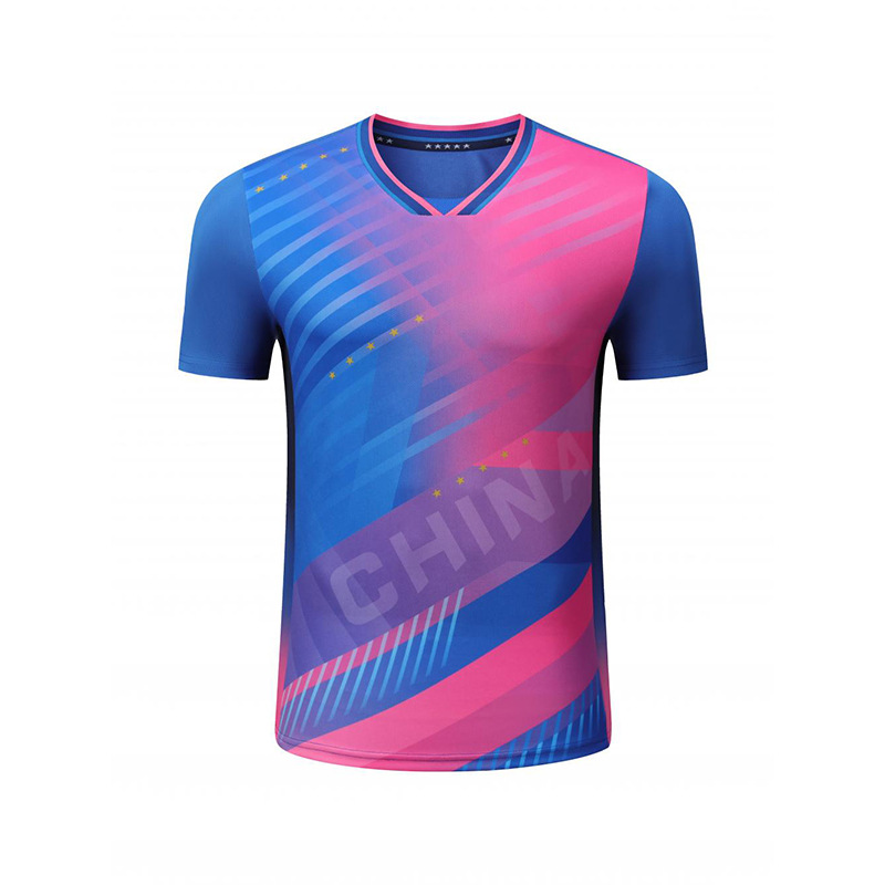 파란색과 빨간색 싱글 탑