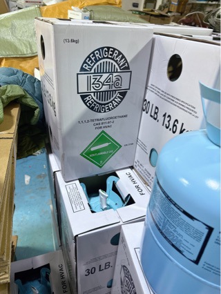 R134a car air conditioning refrigerant, English packaging, refrigerant from the source factory, wholesale car refrigerant, free shipping R134a