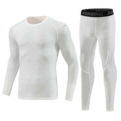 2024 Spring and Autumn New Quick-Dry Compression Tight Men's and Children's Long-Sleeve Long-Pant Compression Suit Fitness Pants Running Sports Set