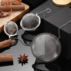 304 seasoning ball stainless steel tea maker soup hot pot spice ball leakage Weibao tea filter manufacturer wholesale