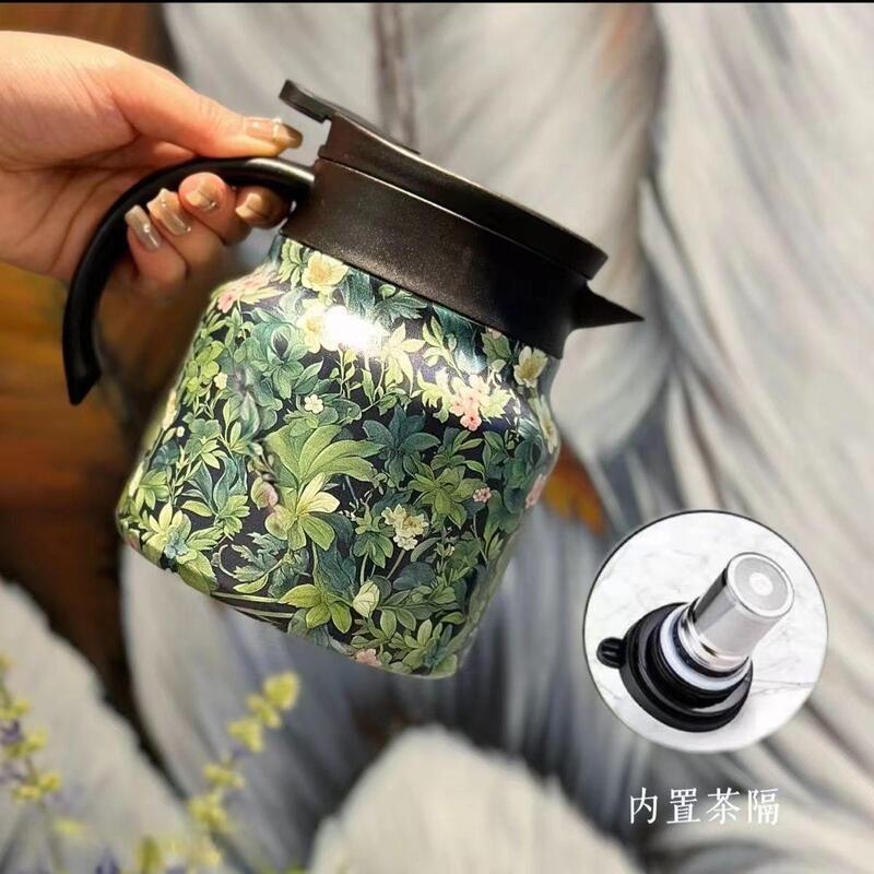 新款焖茶壶不锈钢保温壶茶水分离家用水壶简约大容量|undefined