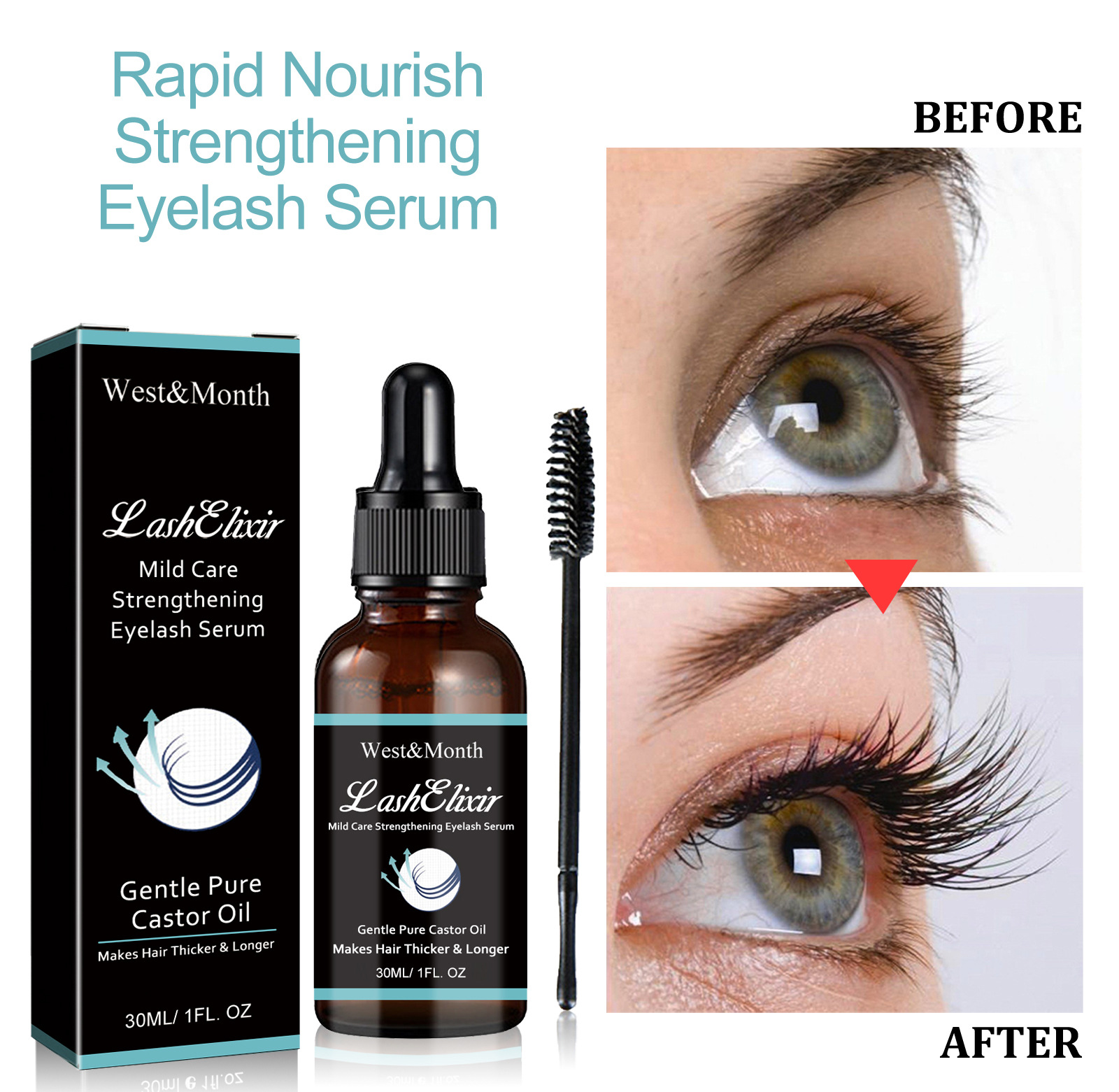 West&Month Eyelash Liquid - Brush