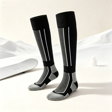 Ski Socks, Outdoor Adult Men's and Women's Socks, Long Tube High Tube Autumn and Winter Sports Socks, Mountaineering Thickened Warm Sports Socks Ski Socks, Outdoor Adult Men's and Women's Socks, Long Tube High Tube Autumn and Winter Sports Socks, Mountaineering Thickened Warm Sports Socks