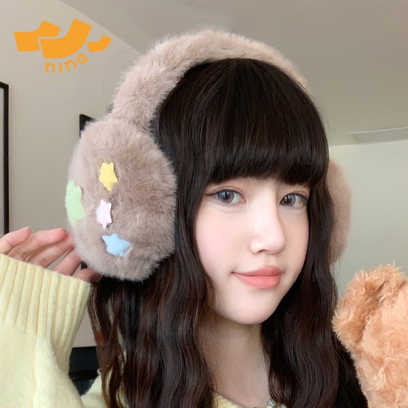 妳娜纯色保暖耳罩防寒防冻冬季礼物耳包秋冬季学生毛绒耳套可批发|undefined