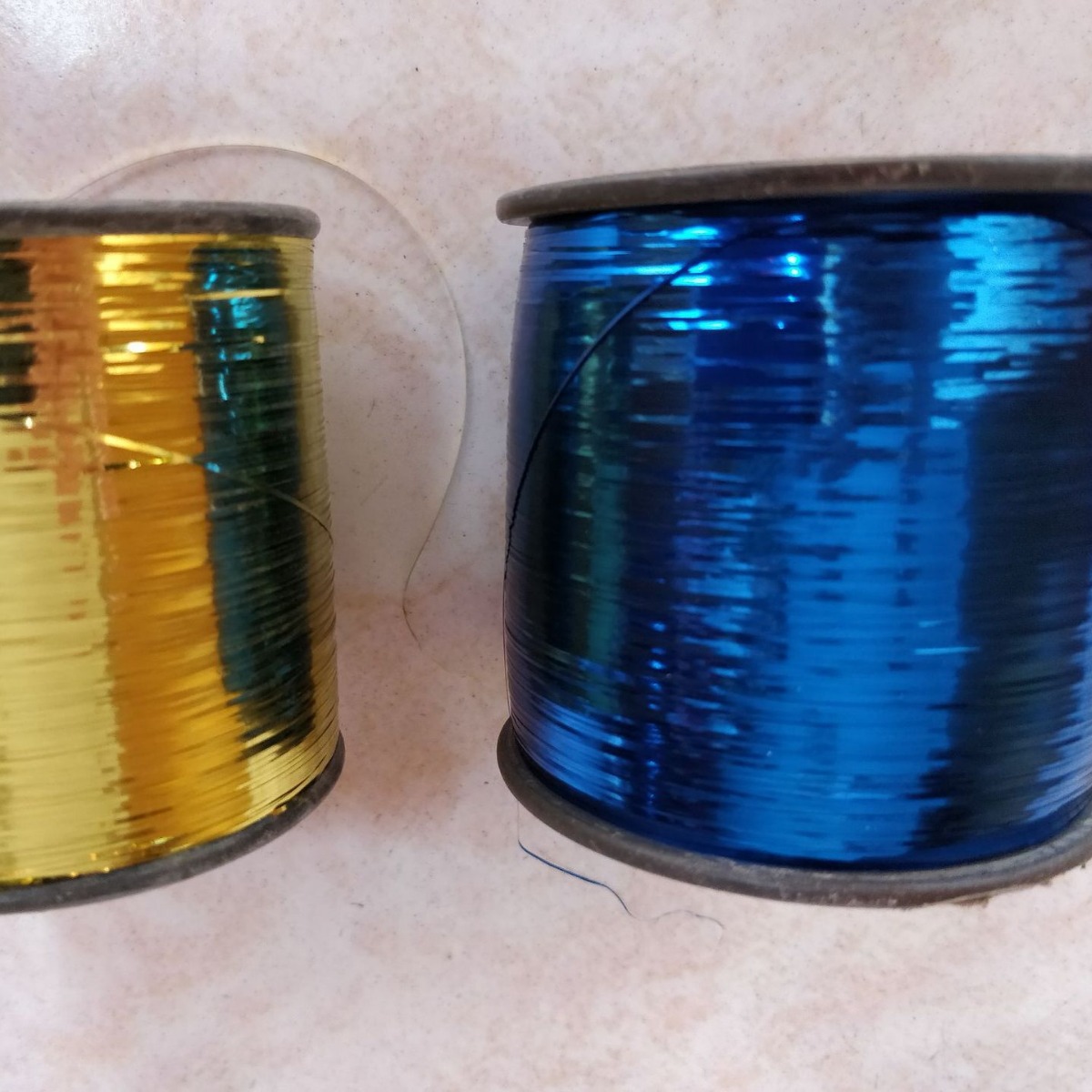 编织清洁球高亮浅金色扁丝银色宽丝AB彩膜裁切宽AB彩片丝线