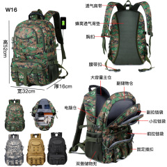 ハイキングと登山アウトドア迷彩多機能バックパック大容量防水 USB バックパックレジャースポーツバックパック