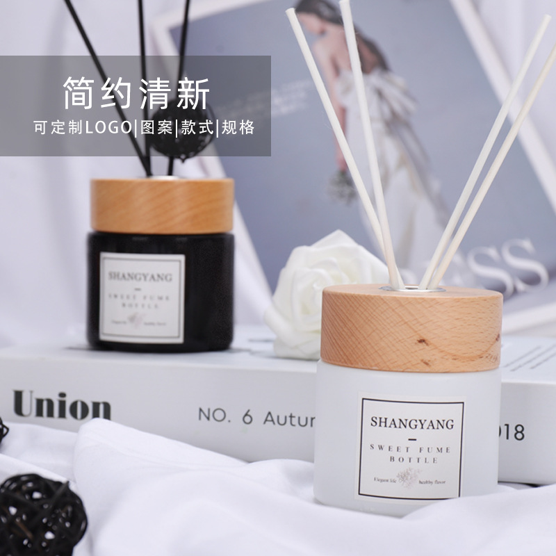 En stock boca de tornillo cilíndrico al por mayor libre de fuego aromaterapia botella de aceite esencial sala de estar dormitorio decoración perfume fragancia sub-botella