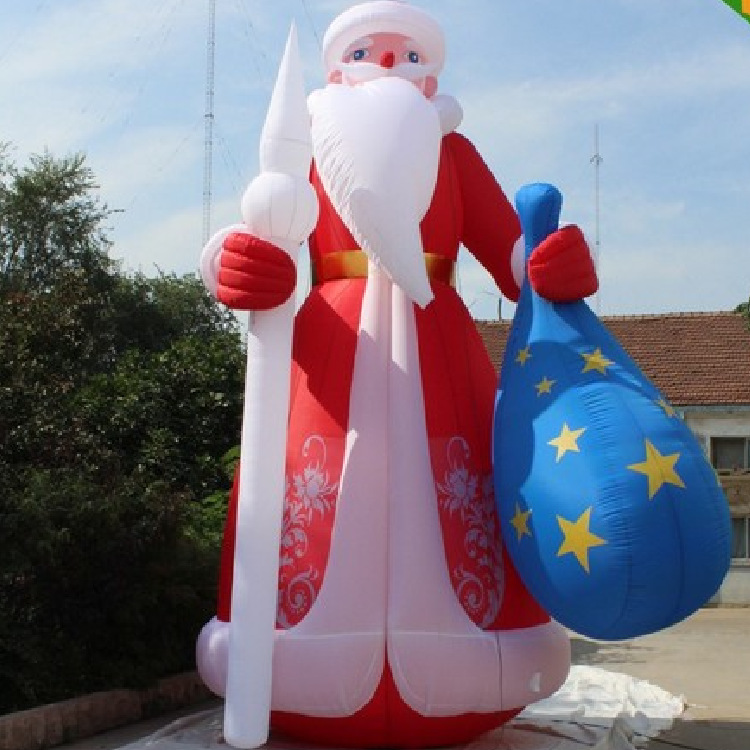 跨境圣诞节充气雪人巫婆 气模 炫彩发光万圣节南瓜充气庭院装饰品