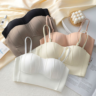 Cross-border Southeast Asia Strap Thin Cup Anti-slip Tube-top Underwear Small Chest Gathering Upper Tuomei Back Comfortable Thin Bra