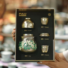摩利山茶元宝葫芦茶壶套装茶水分离纯钛泡茶神器户外便携旅行茶具