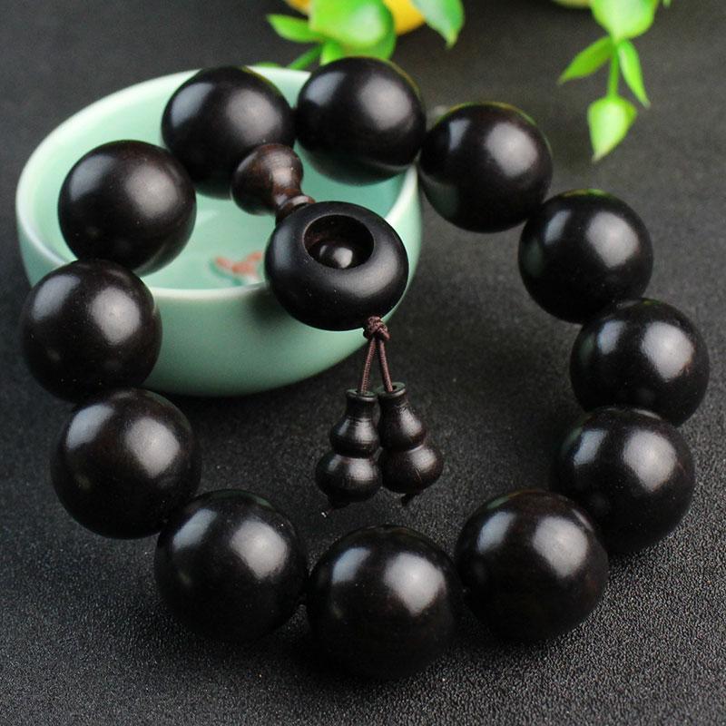 Organic bracelet ebony sandalwood
