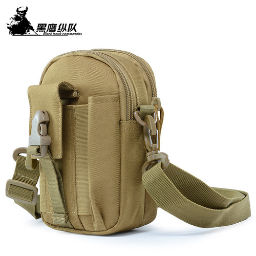 Tactical waist bag camouflage belt outdoor small waist bag running sports and leisure mobile phone waist bag single shoulder document bag