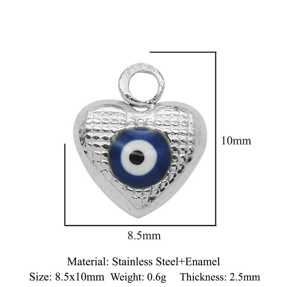 1 Piece Stainless Steel Enamel Plating Pendant display picture 43