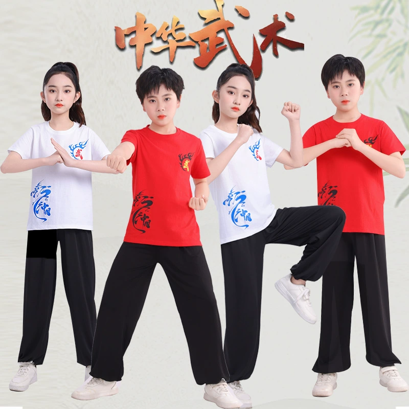 Детский костюм для занятий боевыми искусствами в китайском стиле