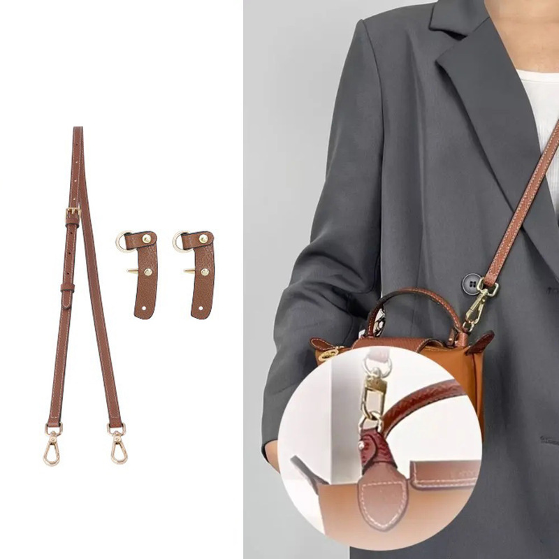 Cross-Border Longchamp Mini Bag Shoulder Strap Dumpling Bag Strap Modification Accessories Crossbody Bag Strap Mini Strap Cross-Border Longchamp Mini Bag Shoulder Strap Dumpling Bag Strap Modification Accessories Crossbody Bag Strap Mini Strap