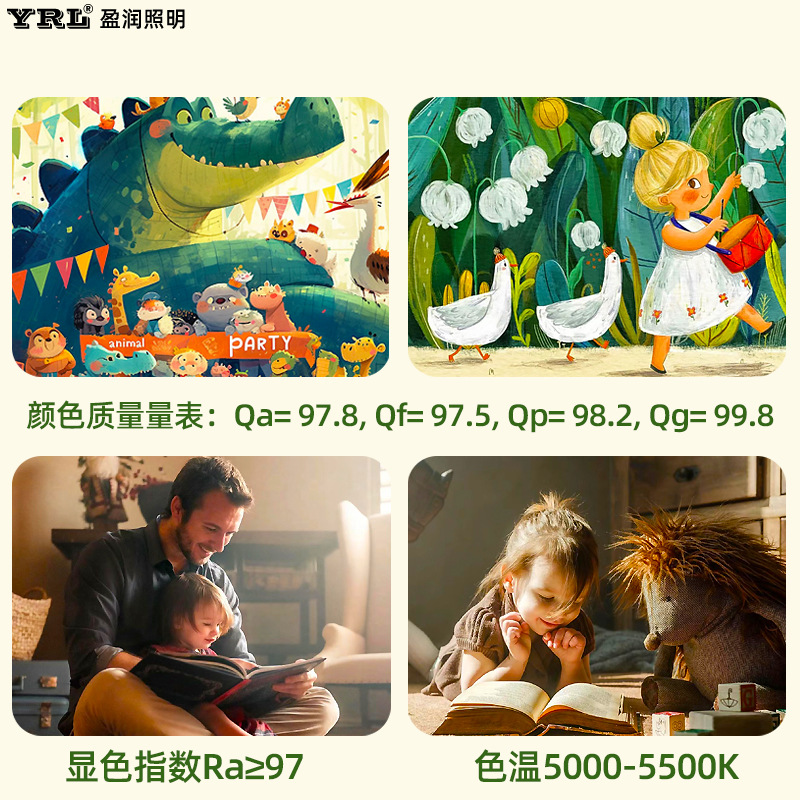 Mayorista transfronteriza e27 bombillas de tornillo LED lámpara de lámpara doméstica lámpara de escritorio para estudiantes especiales de protección de ojos de amplio espectro LED