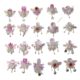 Children's rhinestone eyebrow patch tassel headdress shiny princess face diamond patch stage performance party cute decoration