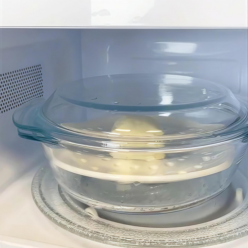 微波炉陶瓷多孔蒸盘厨房耐高温蒸鱼蒸包子盘家用沥水盘圆形饺子盘|undefined