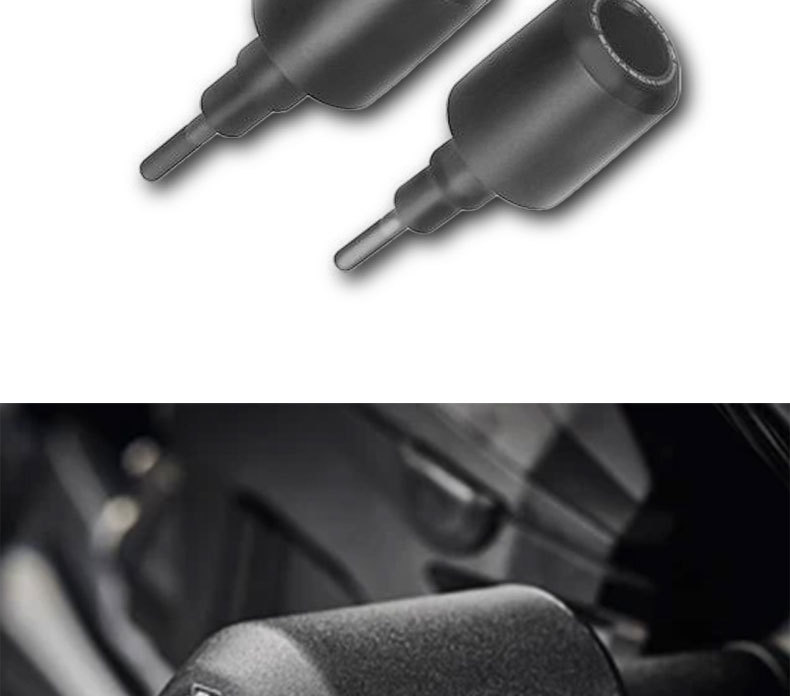 Suitable for Yamaha Mt03 R3 R25 2015-2018 Modified Body Protection Anti-Fall Ball Rubber Bumper
