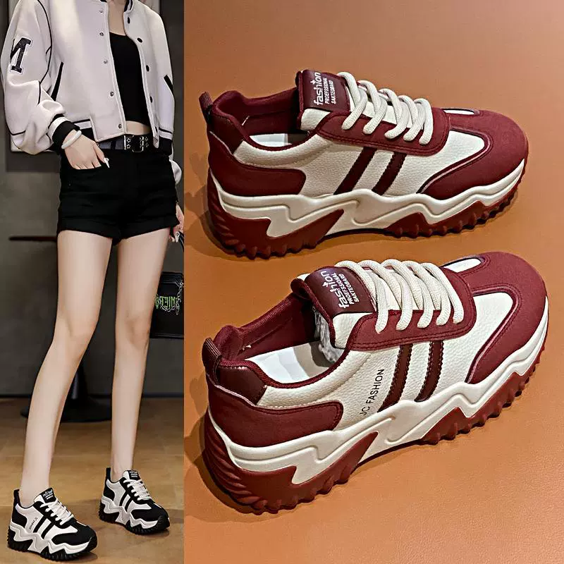 Net Red Fashion Four Seasons Увеличение женской обуви для папы