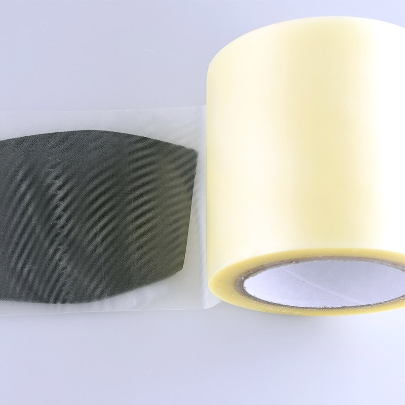 Precio de fábrica de PVC único de protección de la raya sin contacto patrón de la cruz esmerilado cinta de liberación de película de suela resistente al desgaste