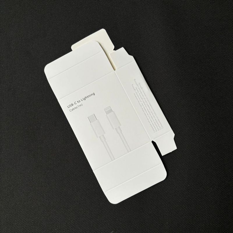 Apple 20W充電ヘッド包装 PD急速充電データケーブルボックス 16本のダブルC編組ケーブル包装 オリジナル携帯電話ケーブル外箱|undefined