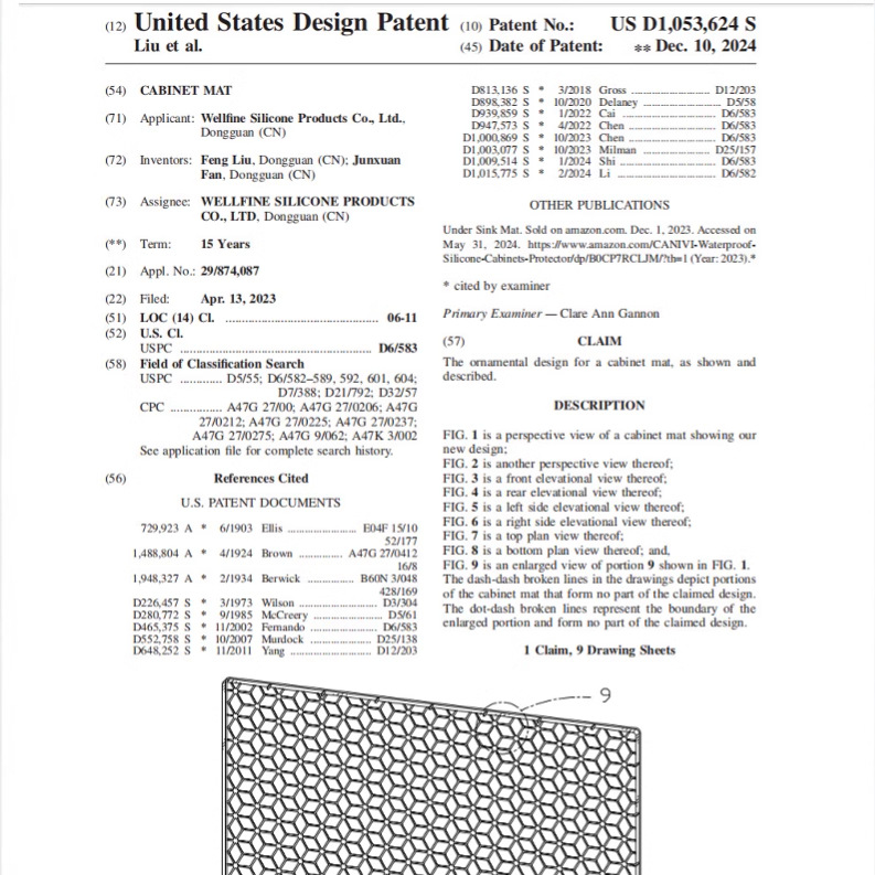 Amazon Venta caliente 86*56 diamante patrón carretera gabinete estera de drenaje de silicona estera fregadero estera cocina lavavajillas drenaje