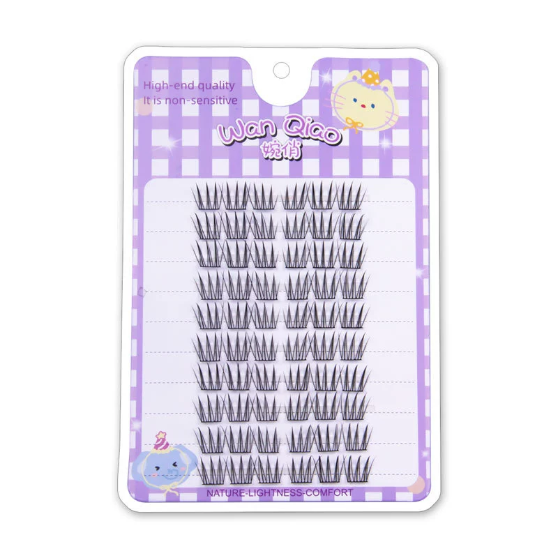 婉俏 10 rows of large -capacity women's group lovedou comics self -stick and soft softening lazy trilogy trilogy