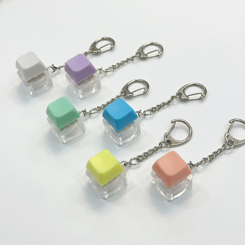 クロスボーダー高透明減圧ボタンメカニカルキーボード退屈な指先ボタン減圧ボタンベントキーホルダーピンチピース|undefined
