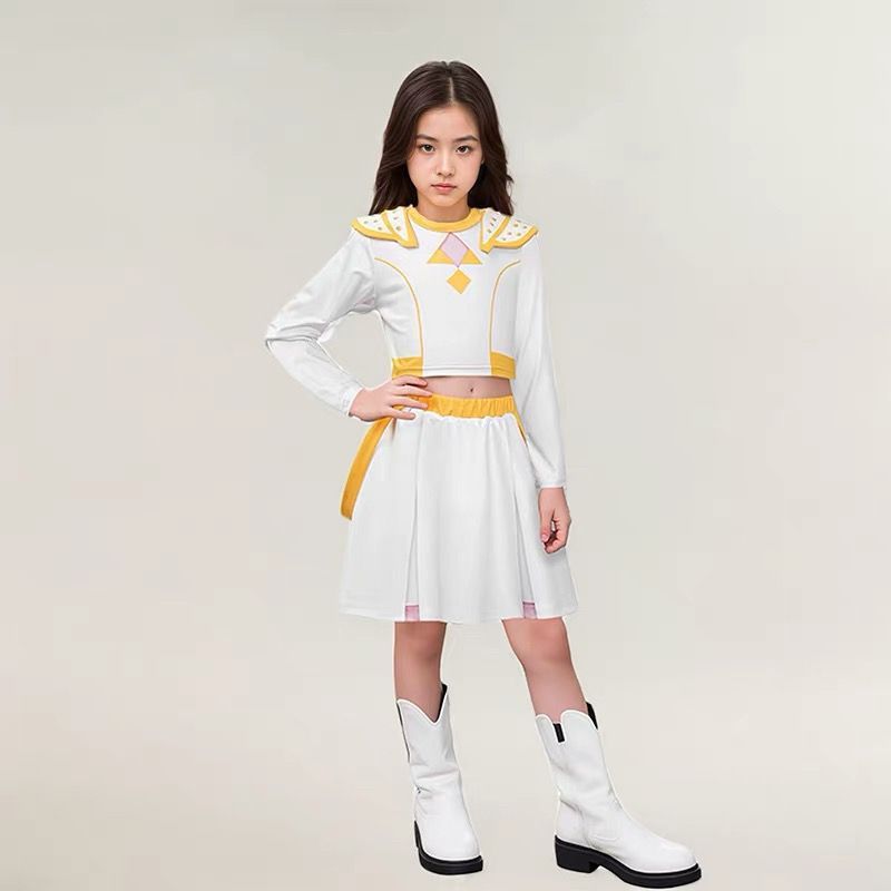 猎魔女团 K-POP明星鲁米米拉佐依cos服韩流cosplay儿童同款演出装|undefined