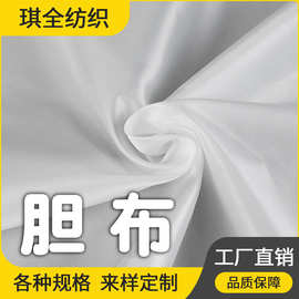 现货210T-400T羽绒服胆布防绒防棉压光胆布涂层涤塔夫防绒针缩胆